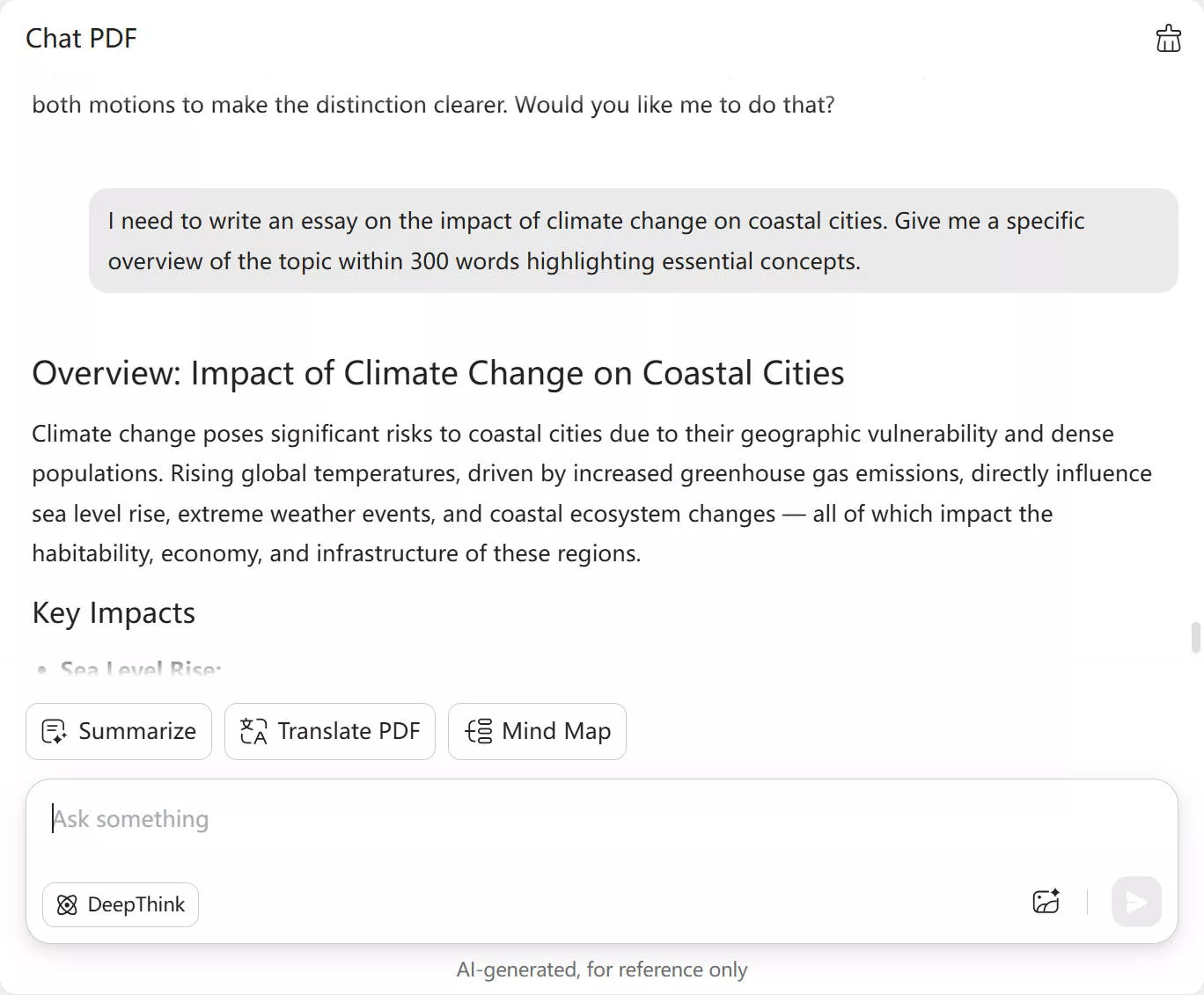 get the topic overview with UPDF's AI Assistant Online
