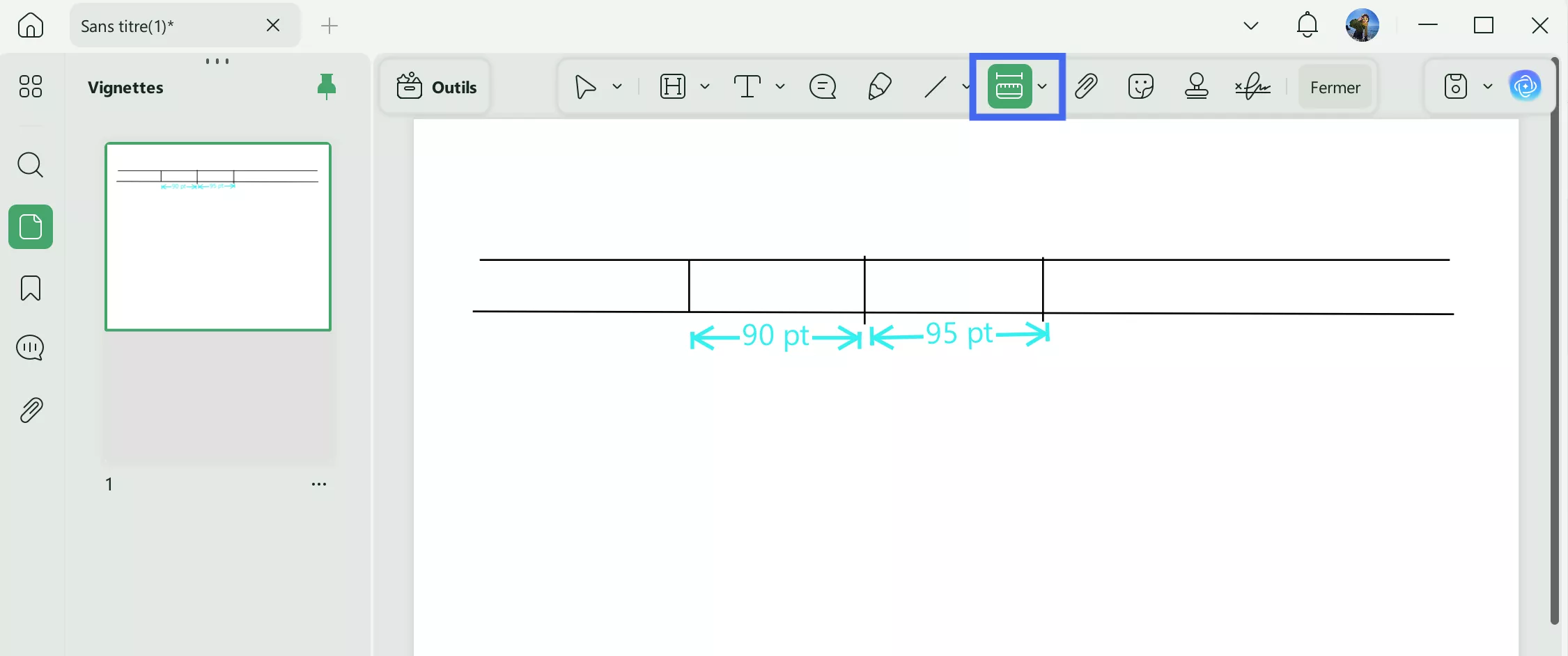 créer un tableau en pdf ajouter des lignes