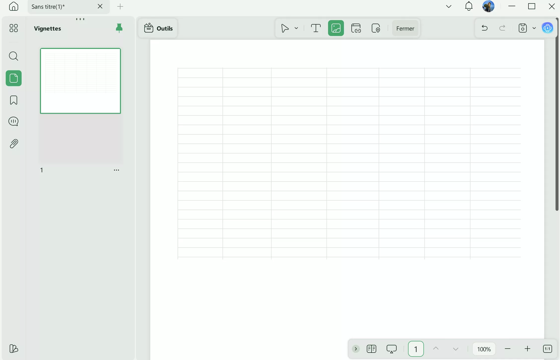 créer un tableau en pdf insérer l'image au PDF avec UPDF