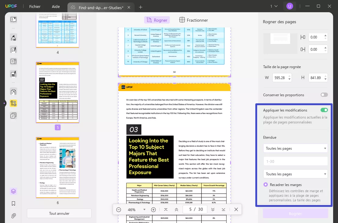 nettoyer pdf