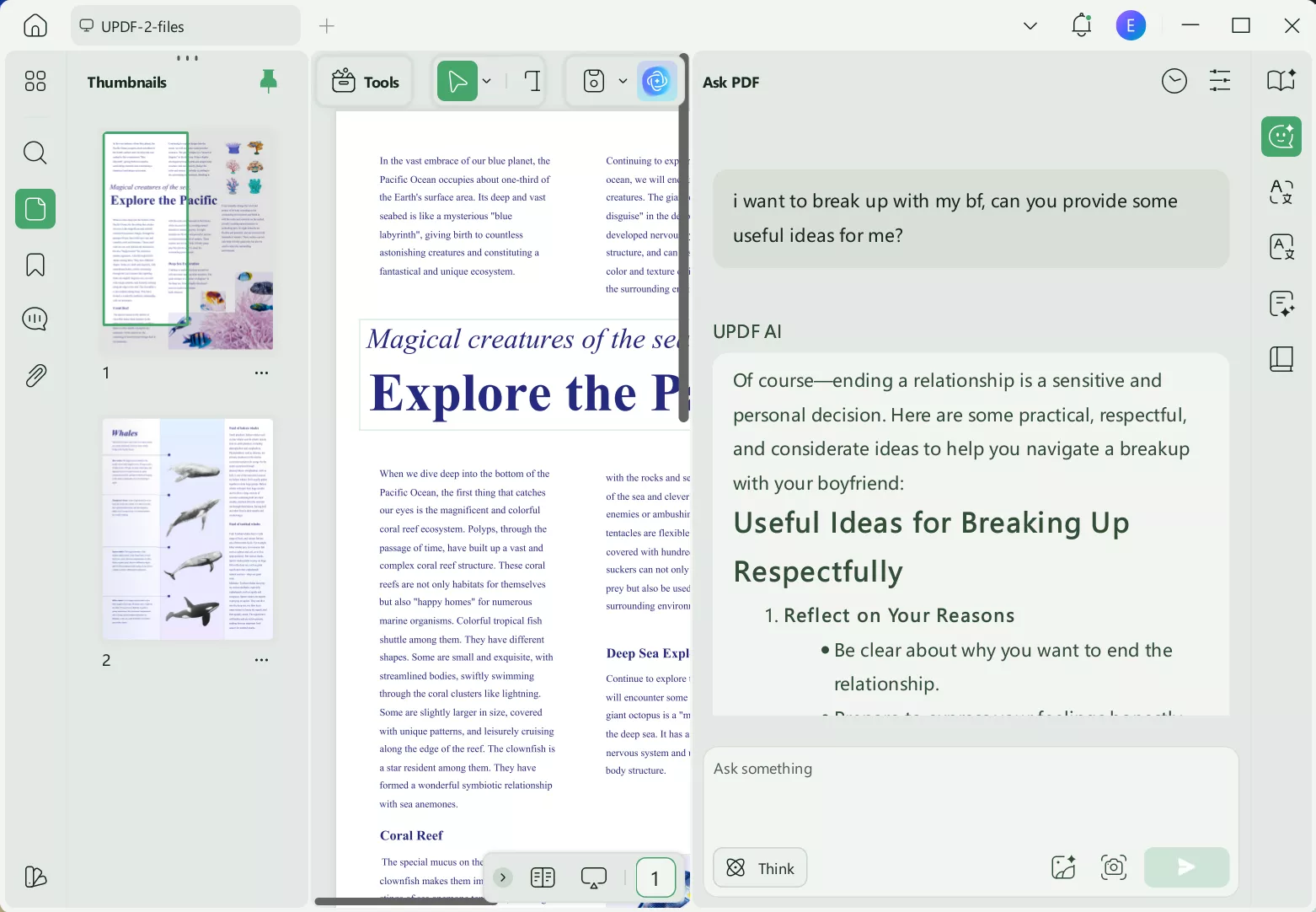 use updf ai to as chatgpt