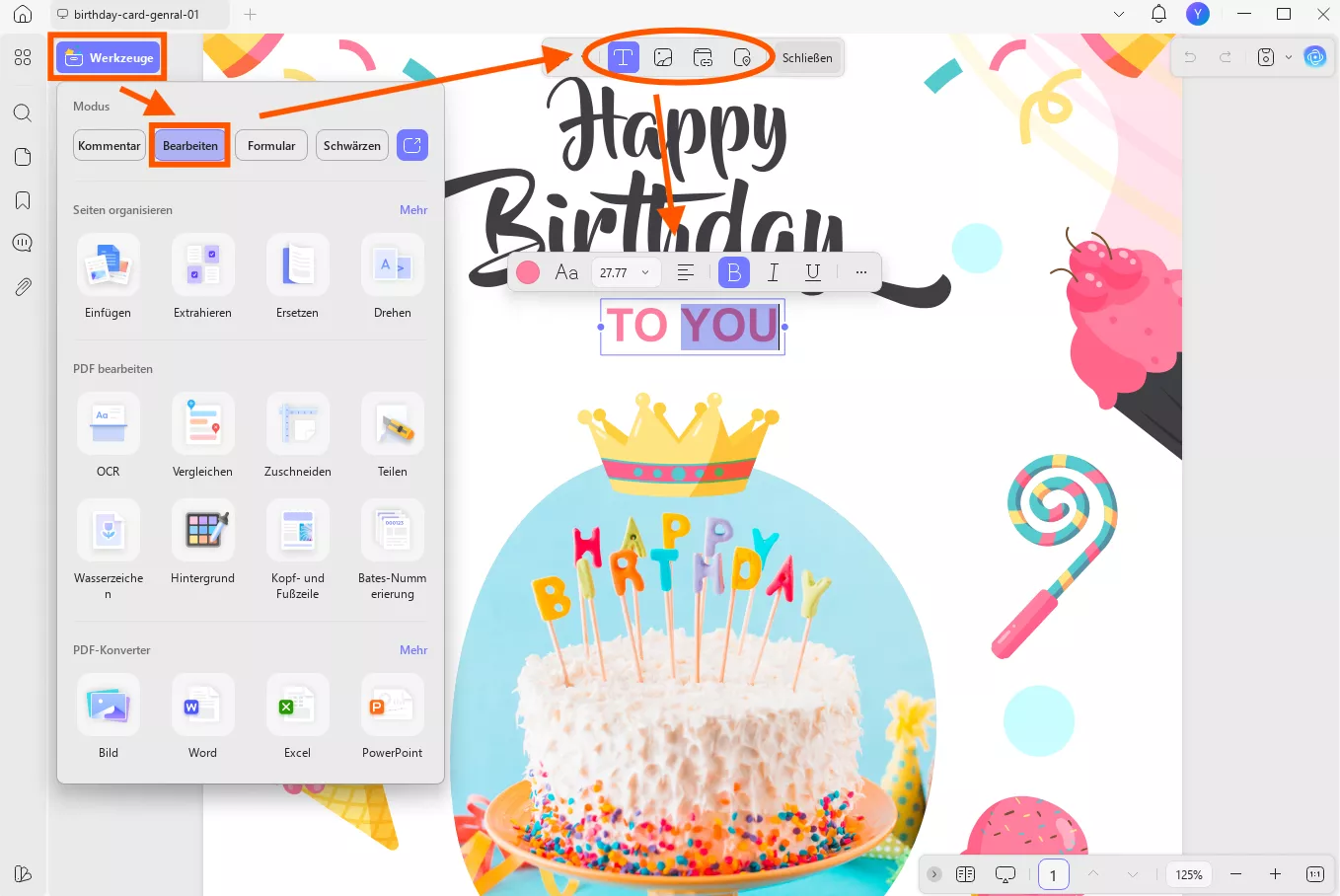 PDF bearbeiten