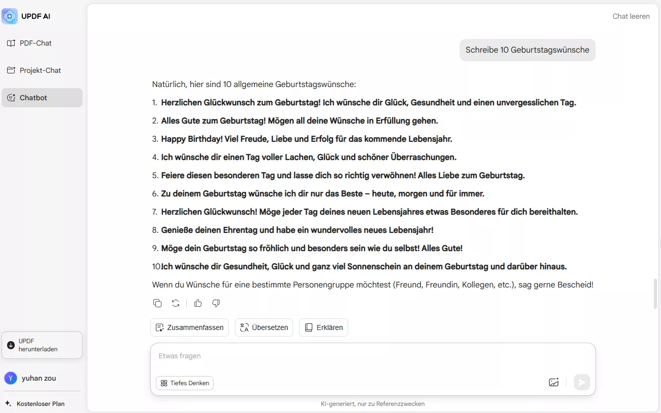 Geburtstagswünsche für die Ehefrau updf ai web