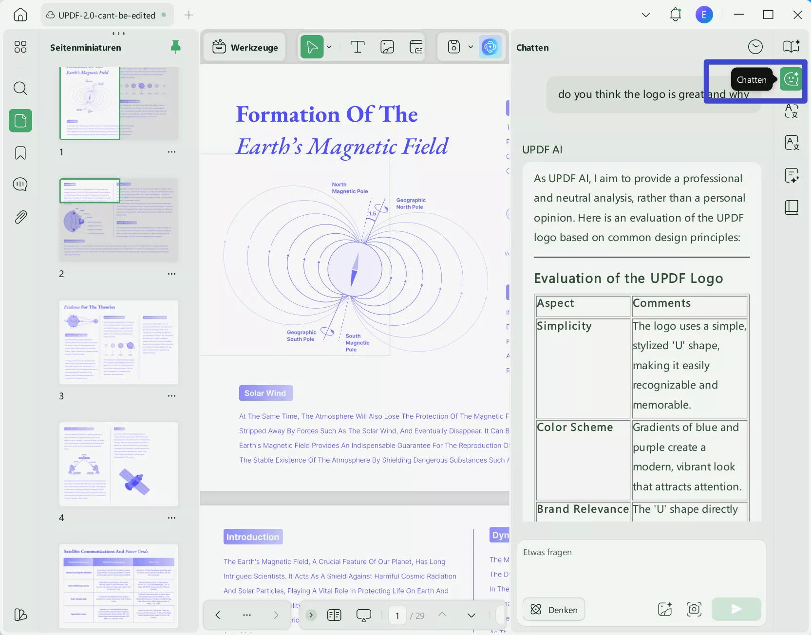 AskYourPDF vs UPDF AI Benutzerfreundlichkeit von AskYourPDF