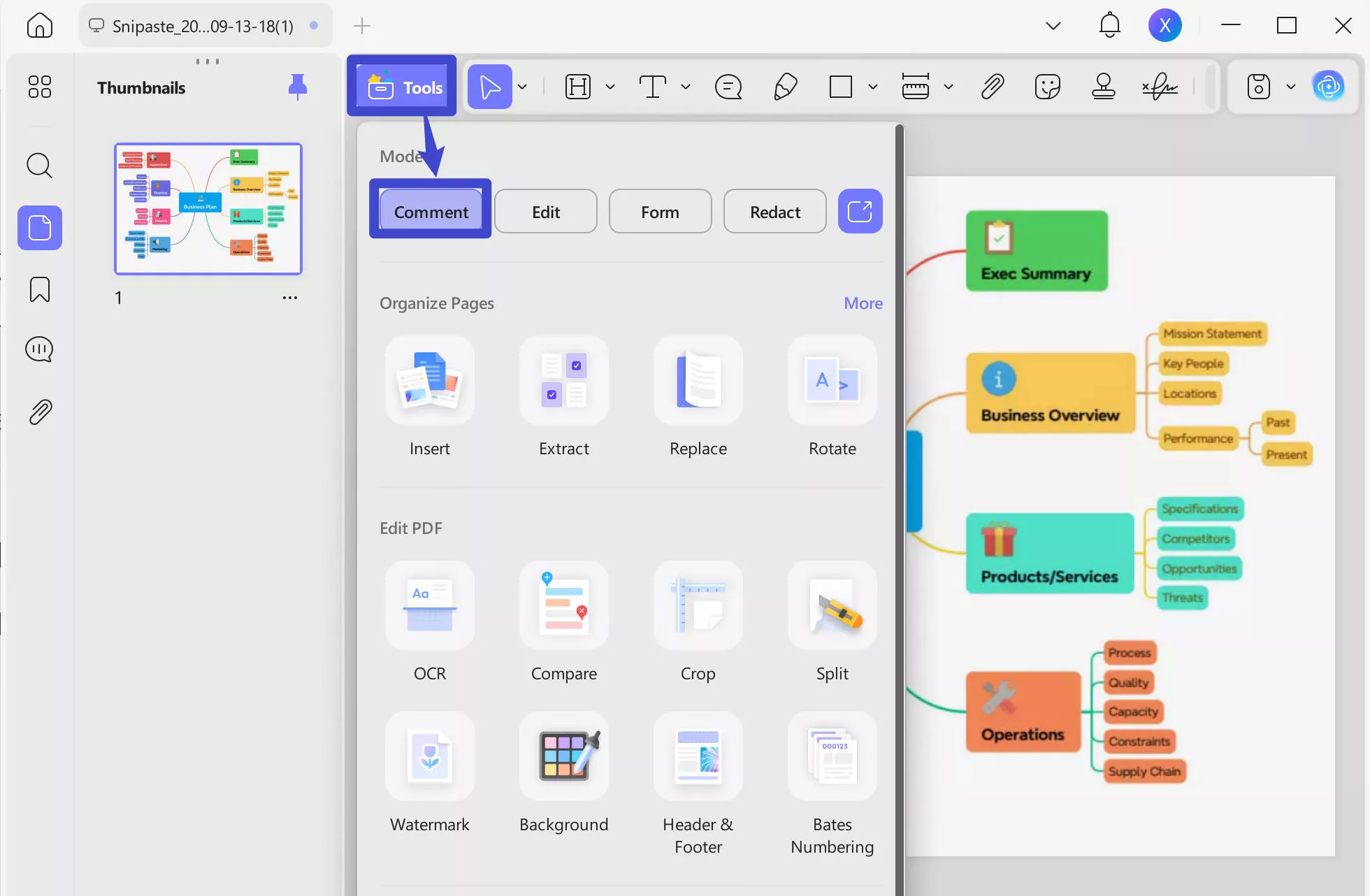 add annotations within the updf app