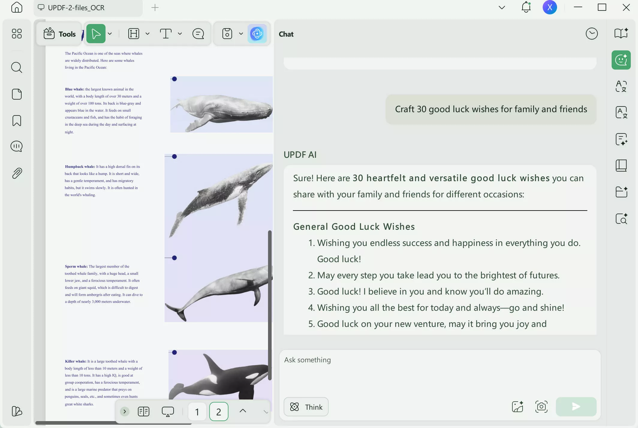wish good luck message create good luck messages using updf ai