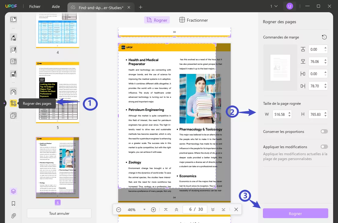 nettoyer pdf
