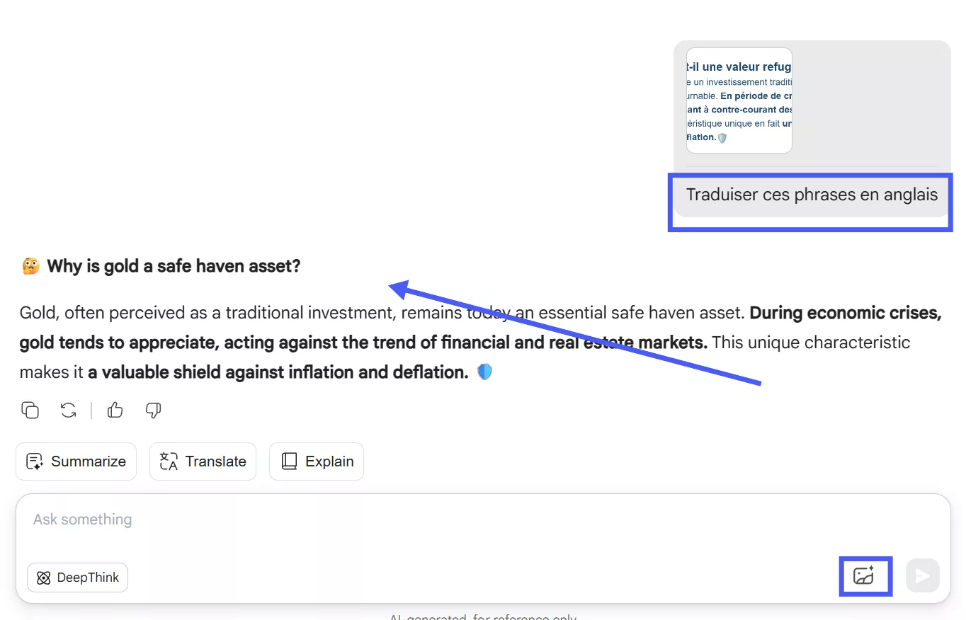 translate language of image text