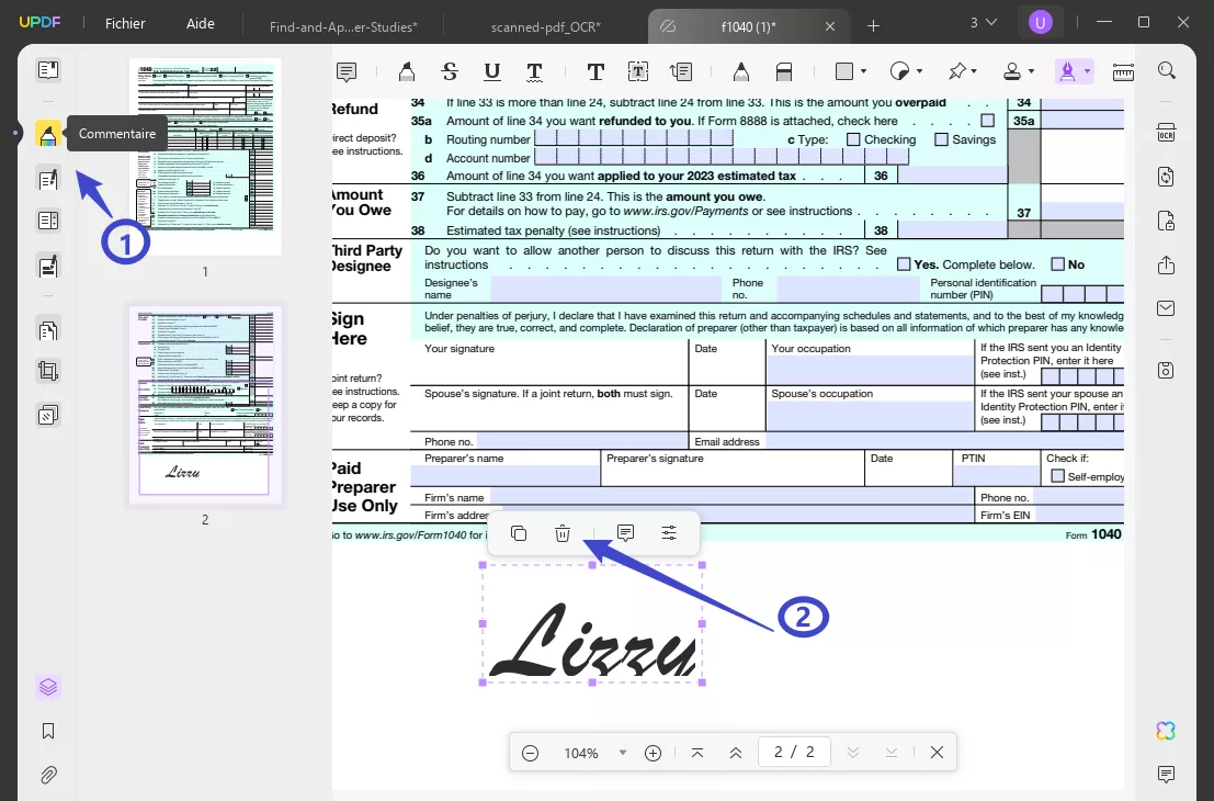 nettoyer pdf