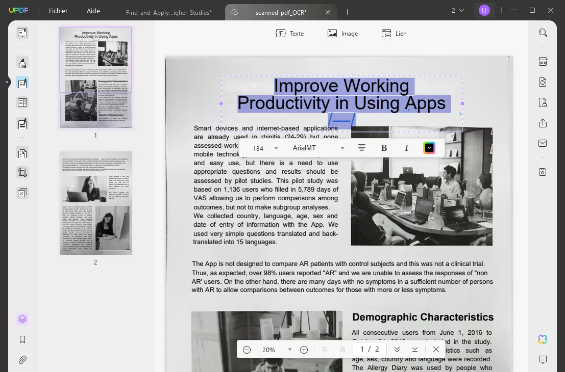 nettoyer pdf
