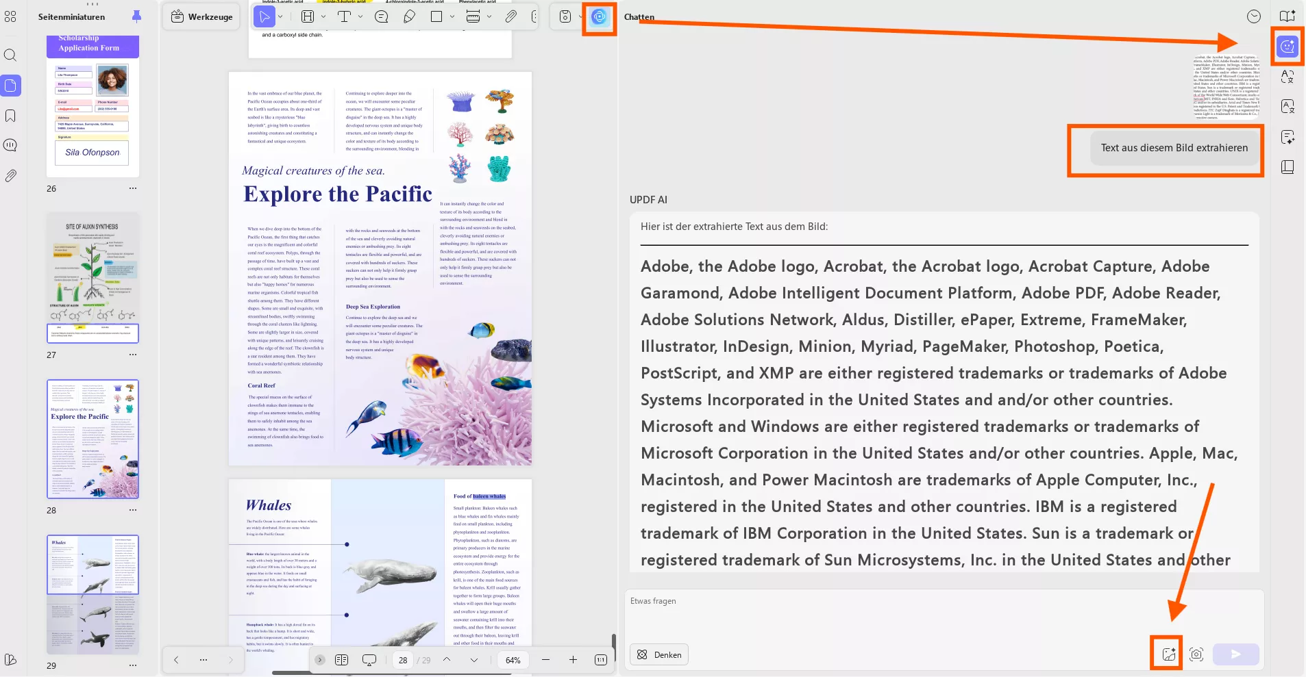 Wie Sie mit AI-Chats Text aus einem Bild extrahieren