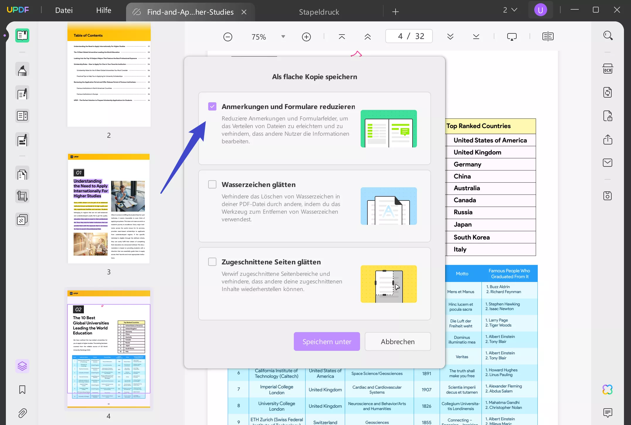 Vereinfachen Sie Anmerkungen und Formulare in UPDF
