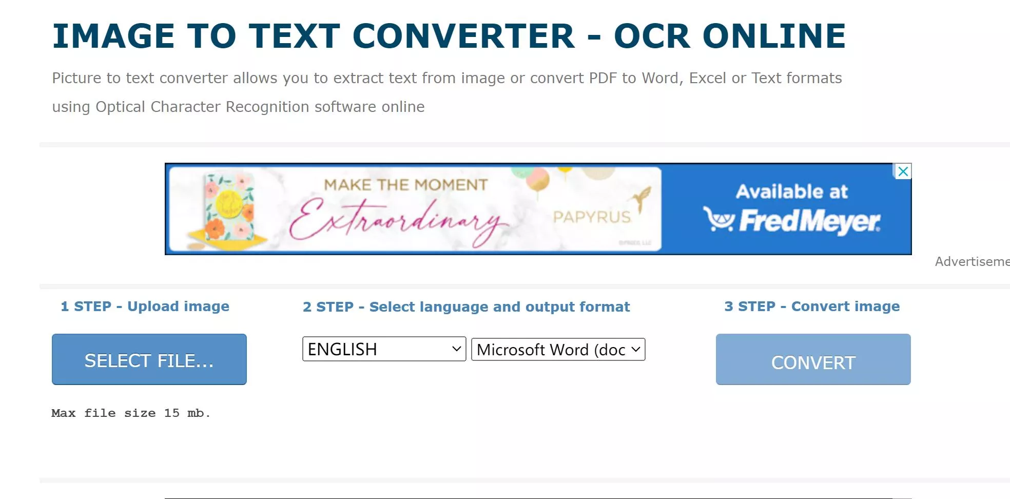logiciel OCR gratuit en ligne OnlineOCR
