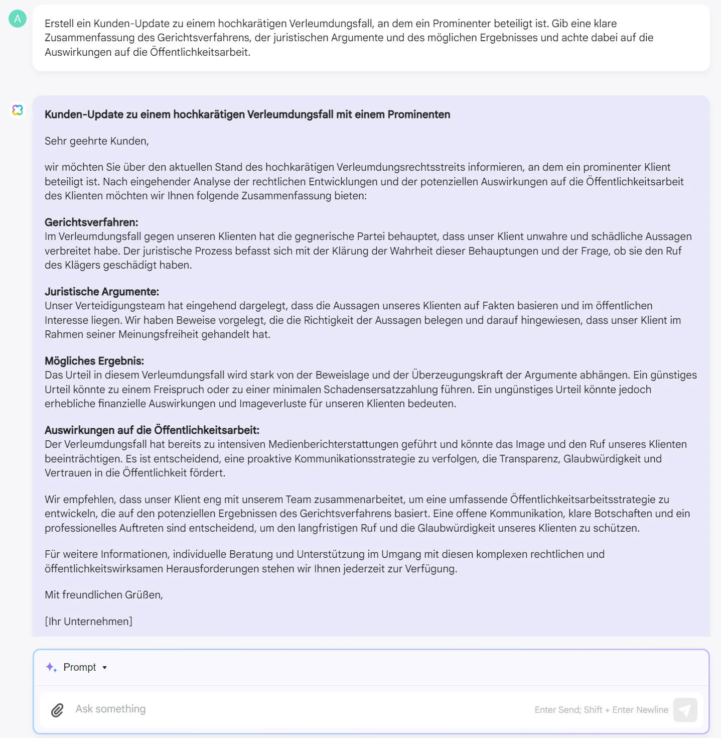 Wie Sie AI als Anwalt einsetzen Kommunikation mit Mandanten