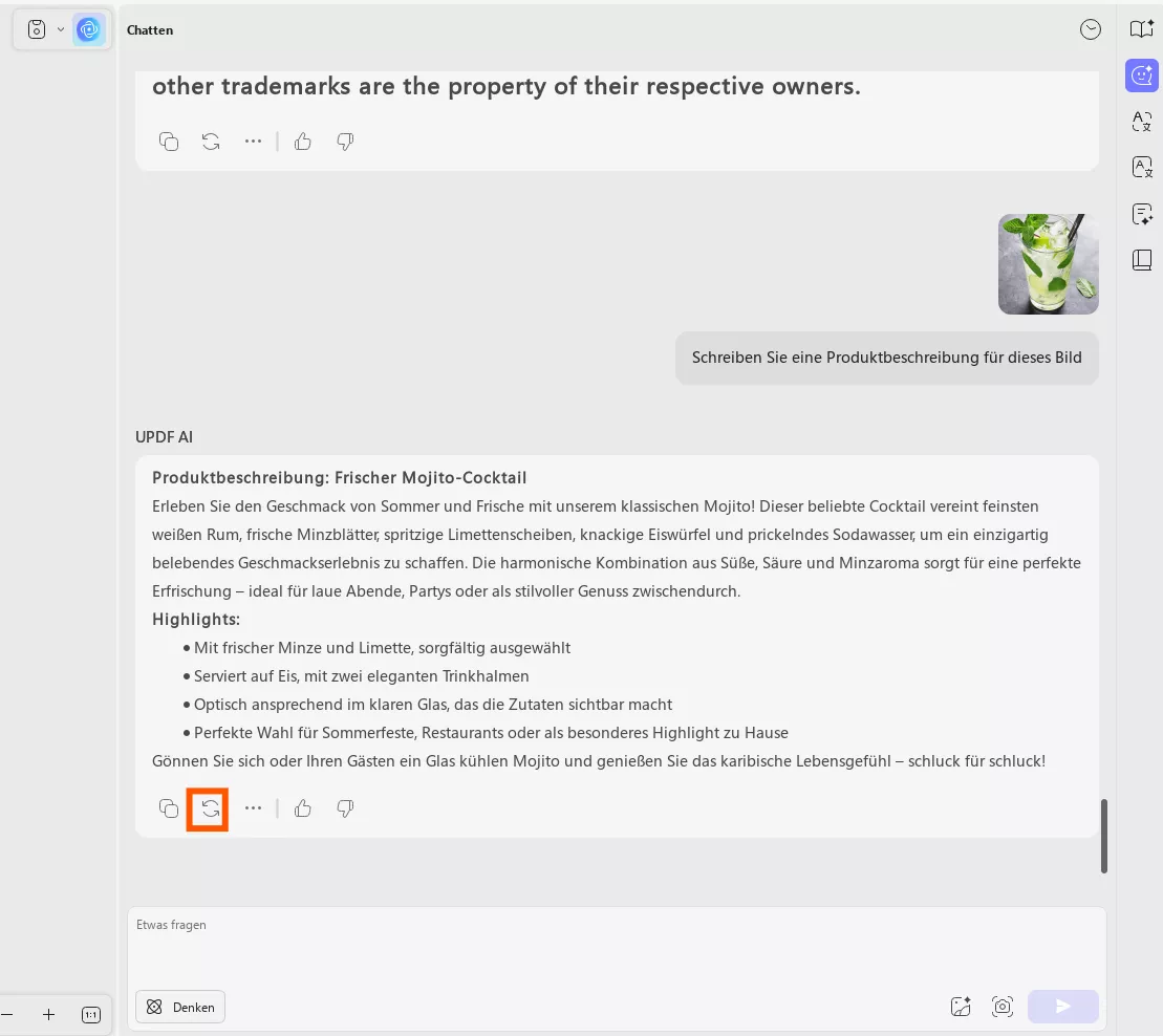 Wie Sie Inhalte durch Chats mit einem Bild generieren
