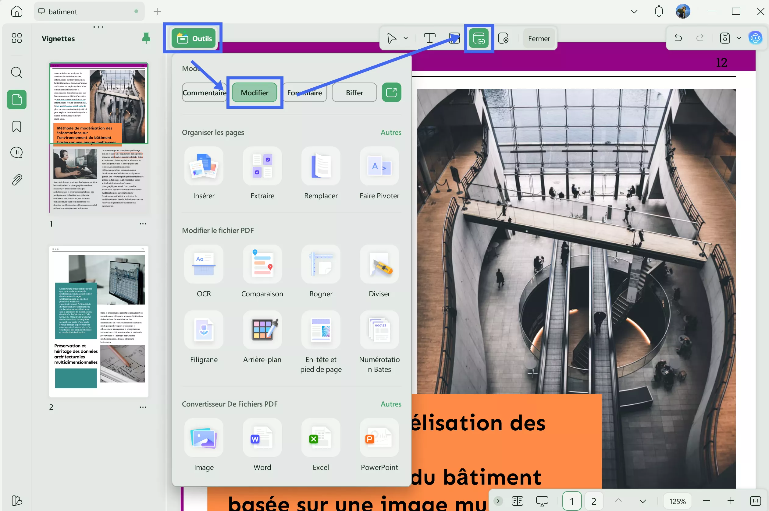 ajouter une image au PDF insérer une image dans un PDF avec la fonctionnalité de lien updf
