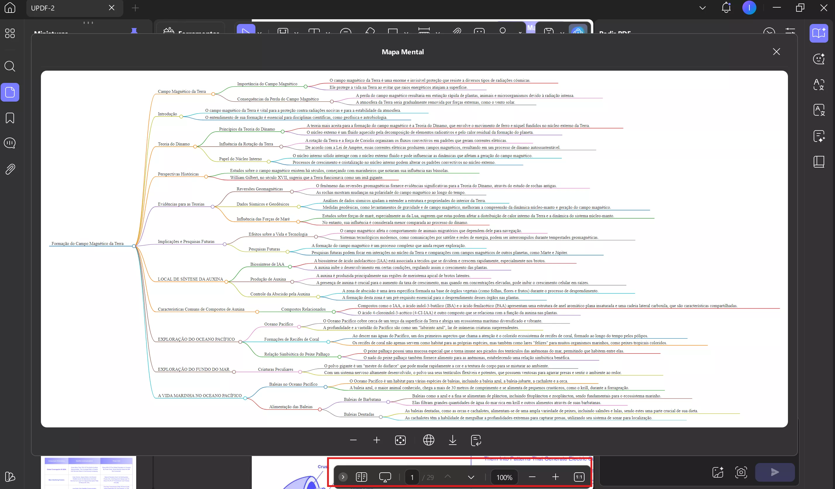 Converter PDF em Mapa Mental