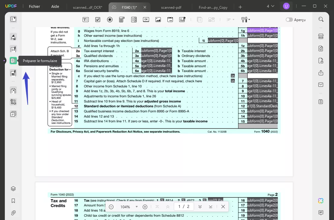 adobe remplir et signer