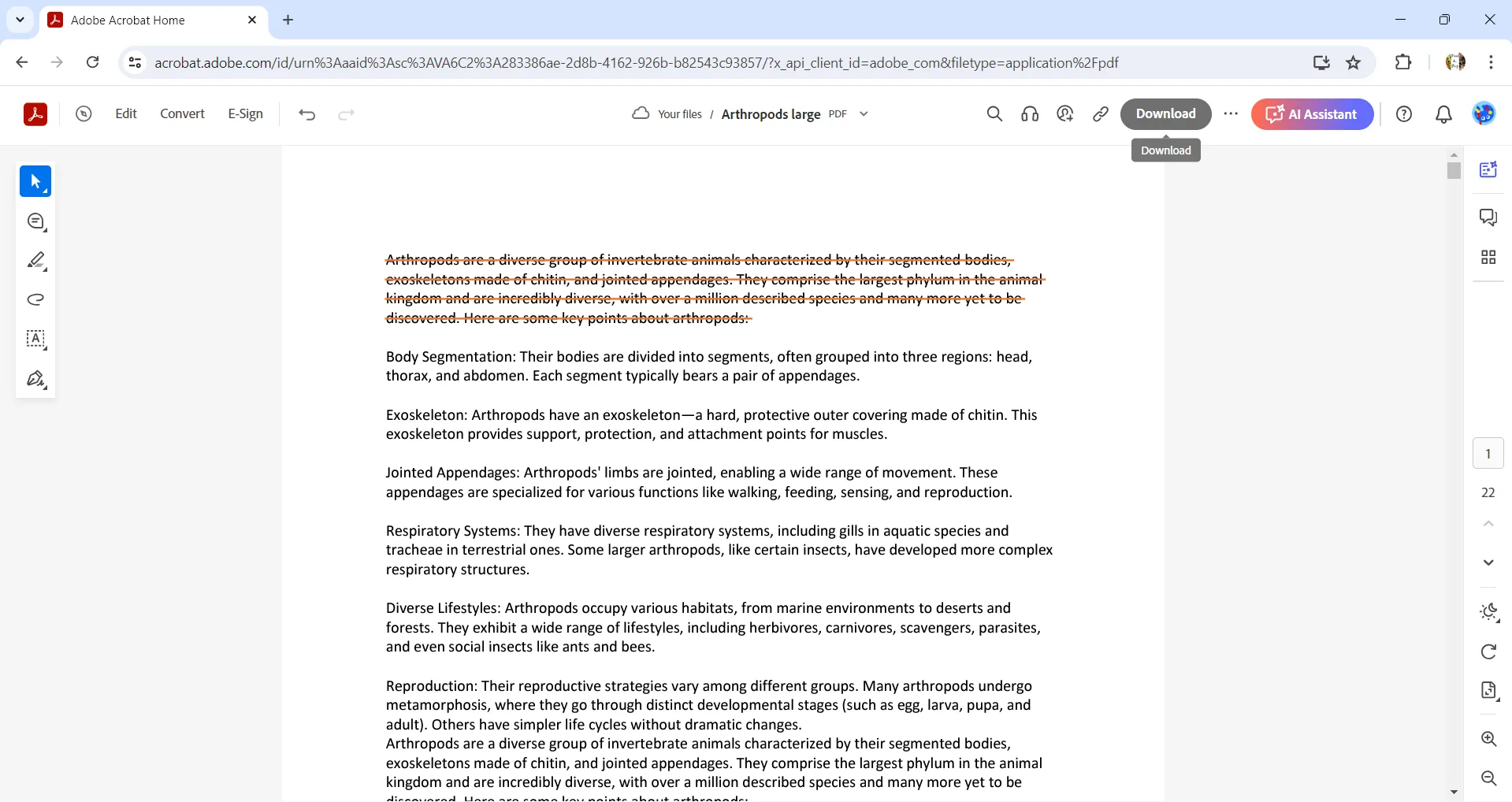 strikethrough adobe acrobat save pdf after strikethrough with adobe