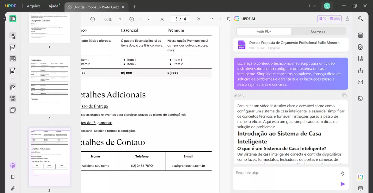 IA para Escrever um Script