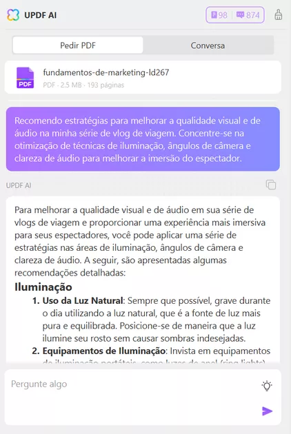 IA para Escrever um Script