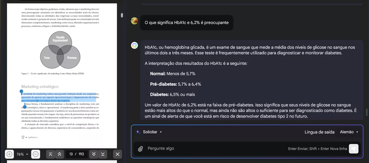 Entenda frases difíceis com o ChatPDF