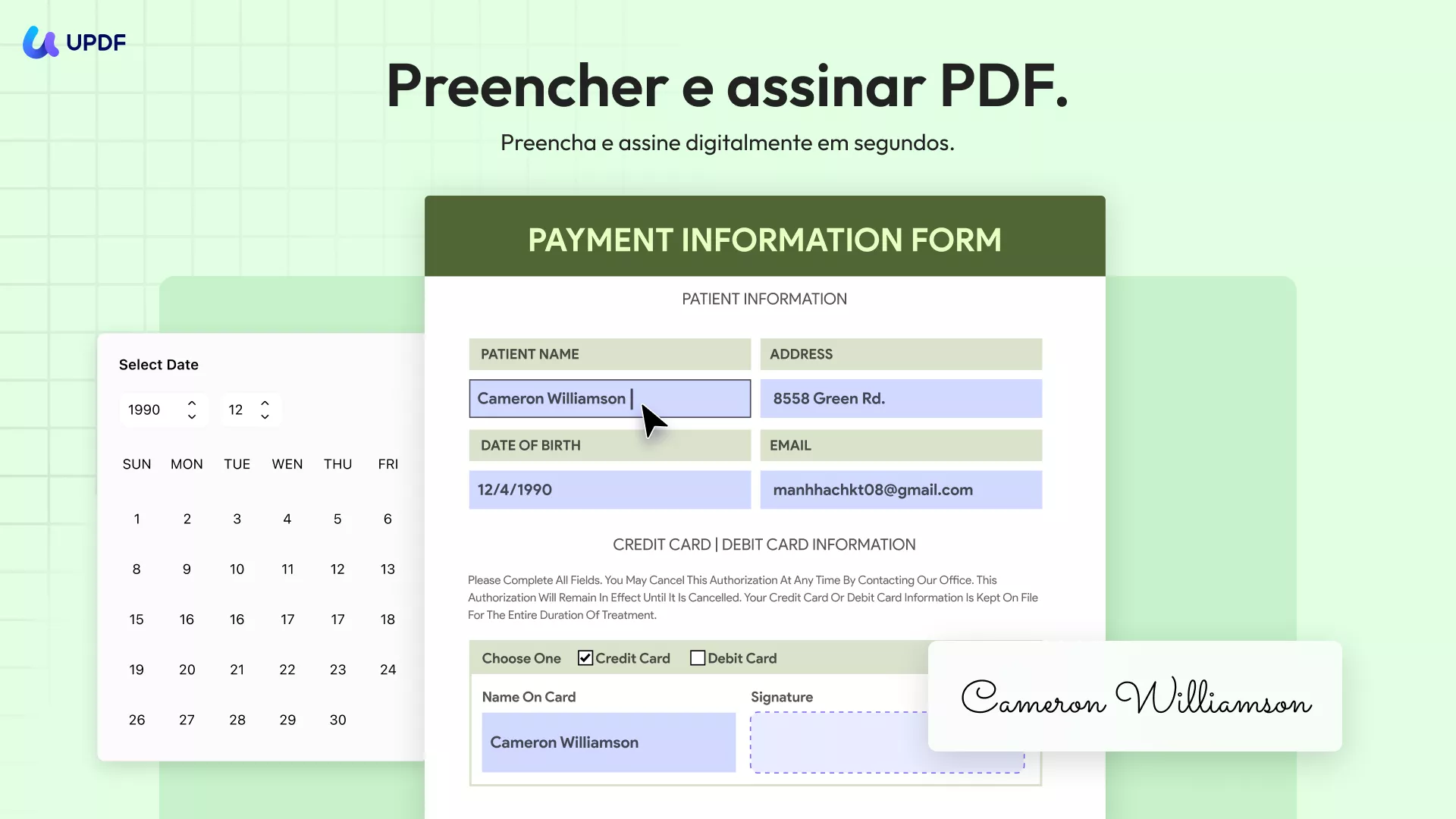 preencha e assine digitalmente em segundos