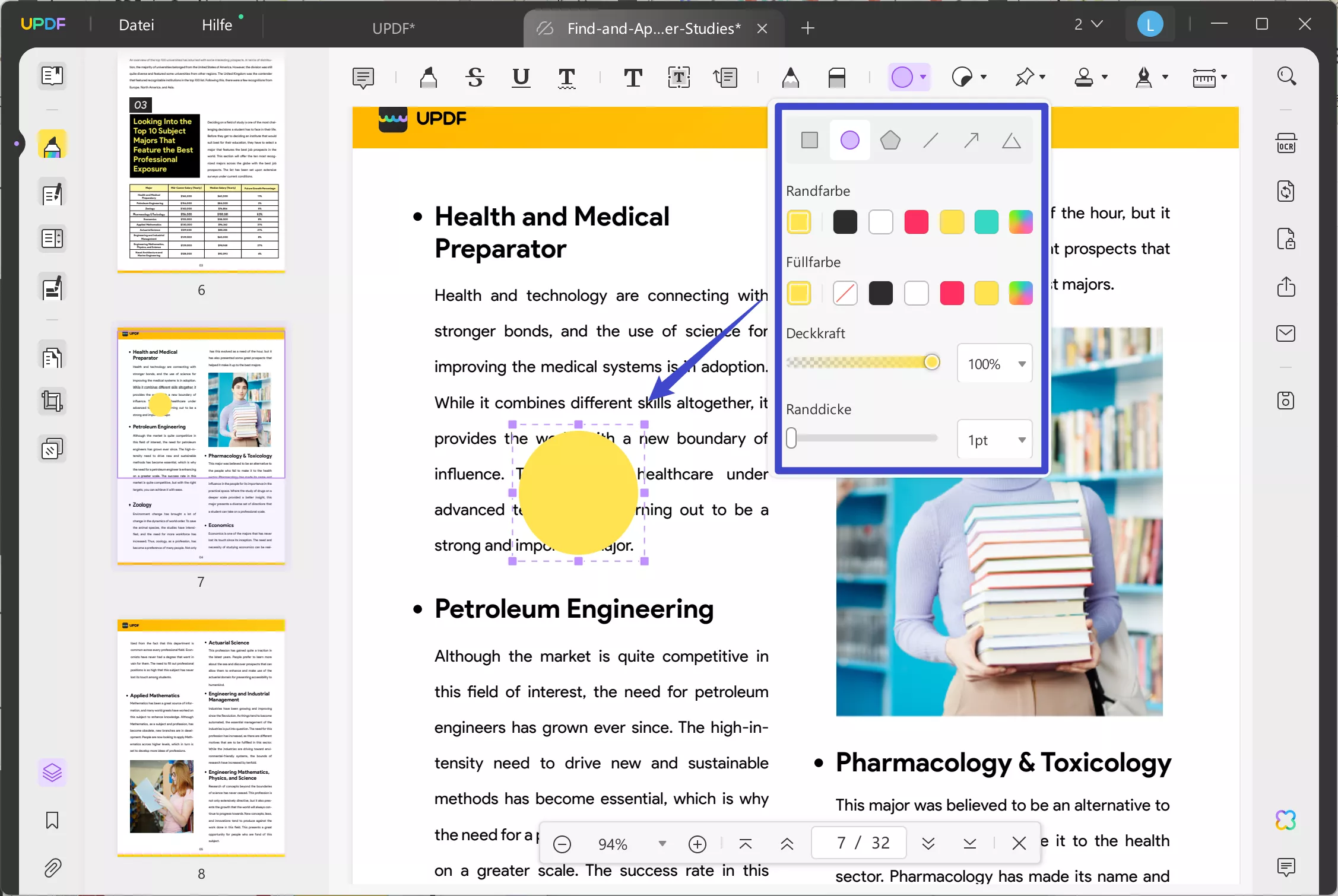 PDF in OneNote-Formtools kommentieren