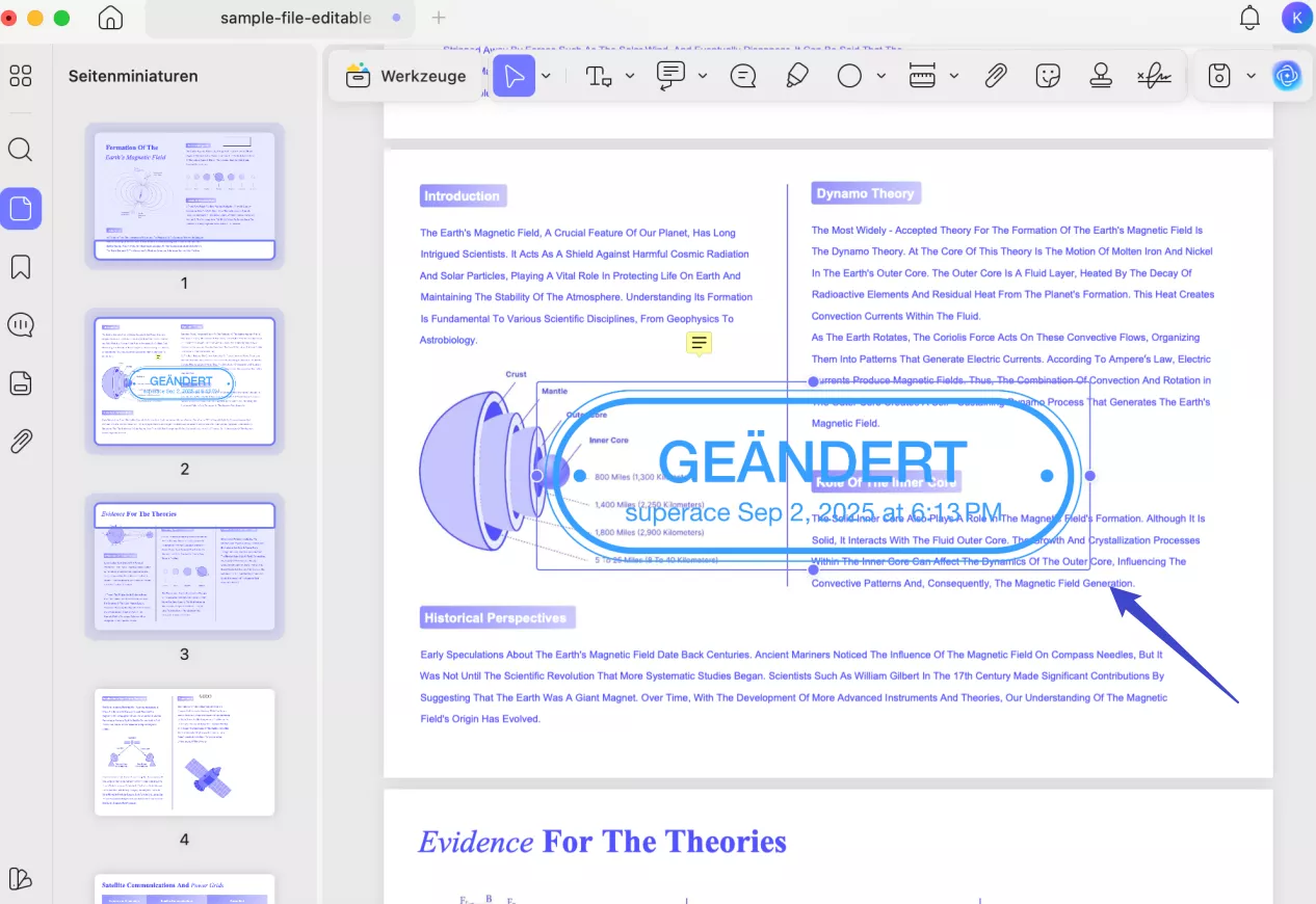 Stempel zu PDF hinzufügen Mac UPDF