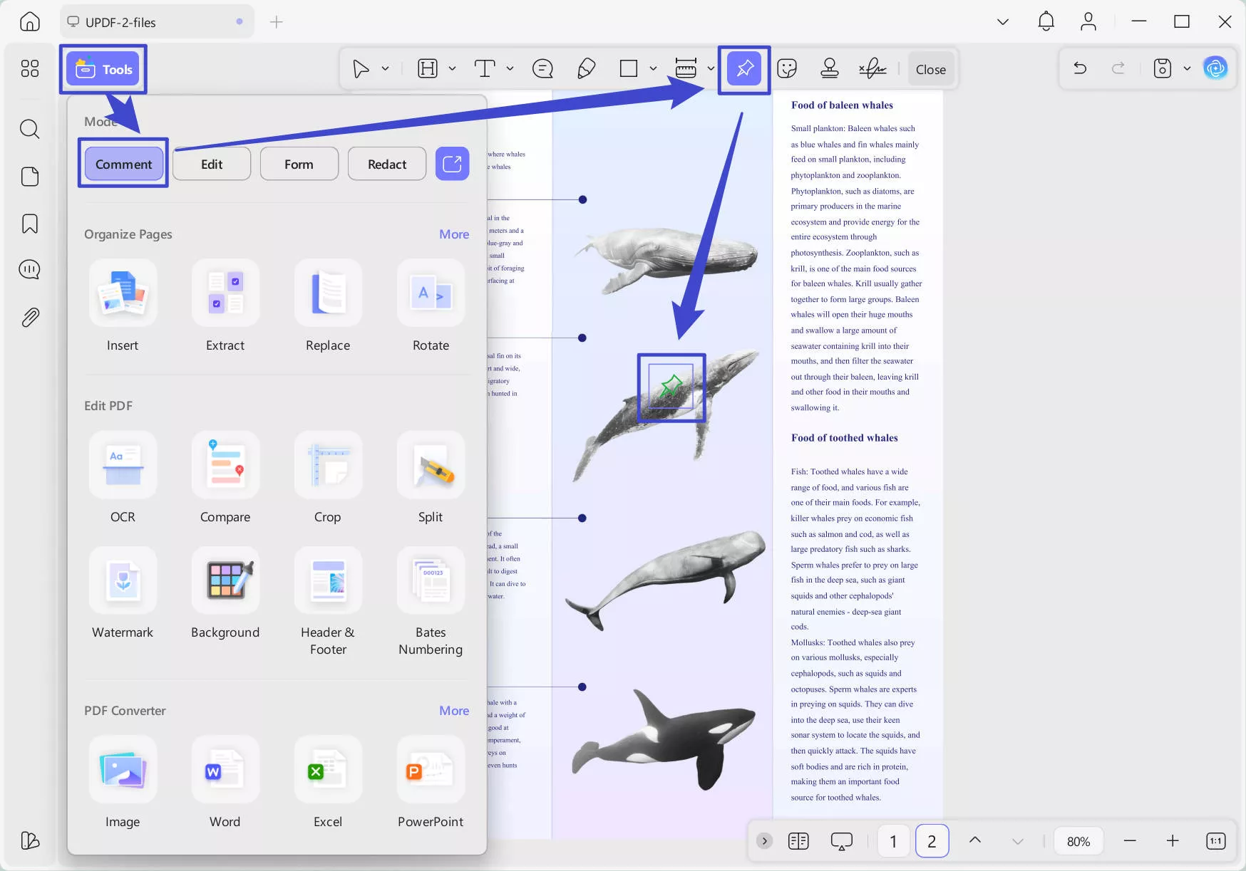 إرفاق خريطة جوجل بملف pdf باستخدام UPDF على نظام ويندوز