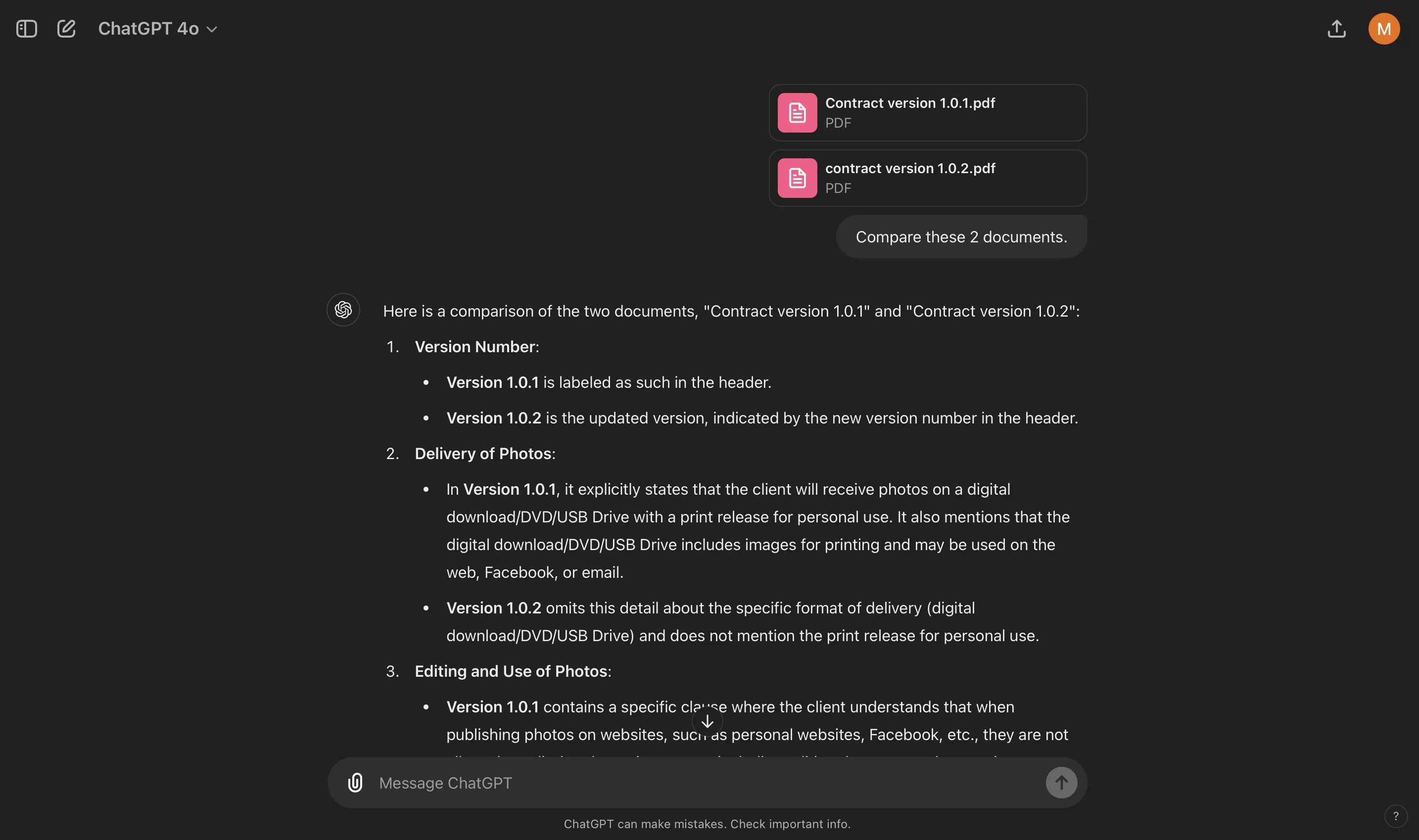 chatgpt로 pdf파일 비교