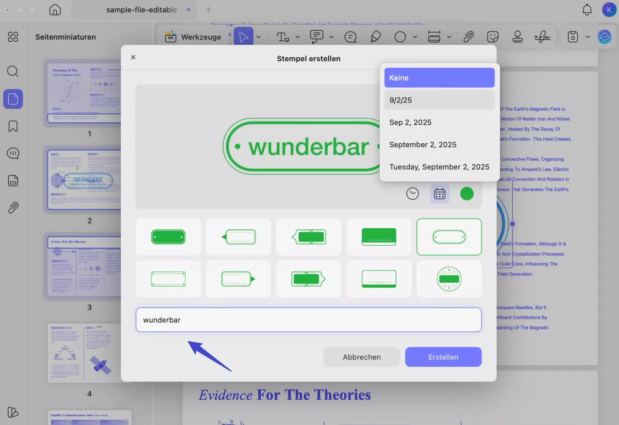 Stempel zu PDF hinzufügen Mac UPDF