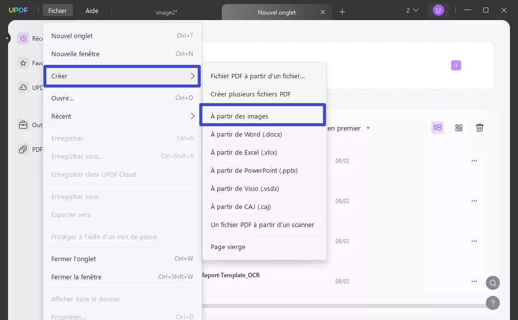 convertir par lots une image en PDF