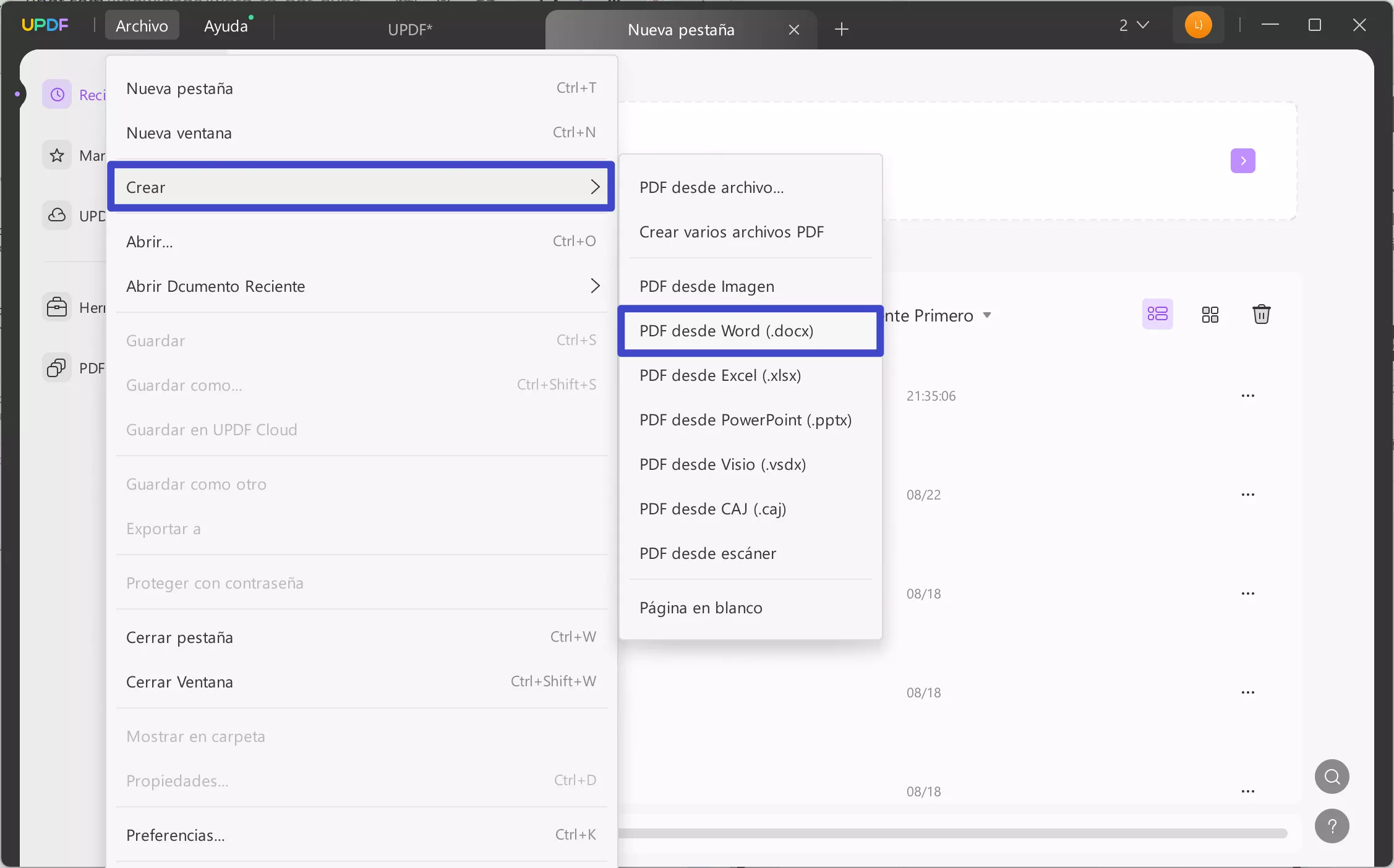 Los hipervínculos de Word a PDF no funcionan. Convertir PDF a Word