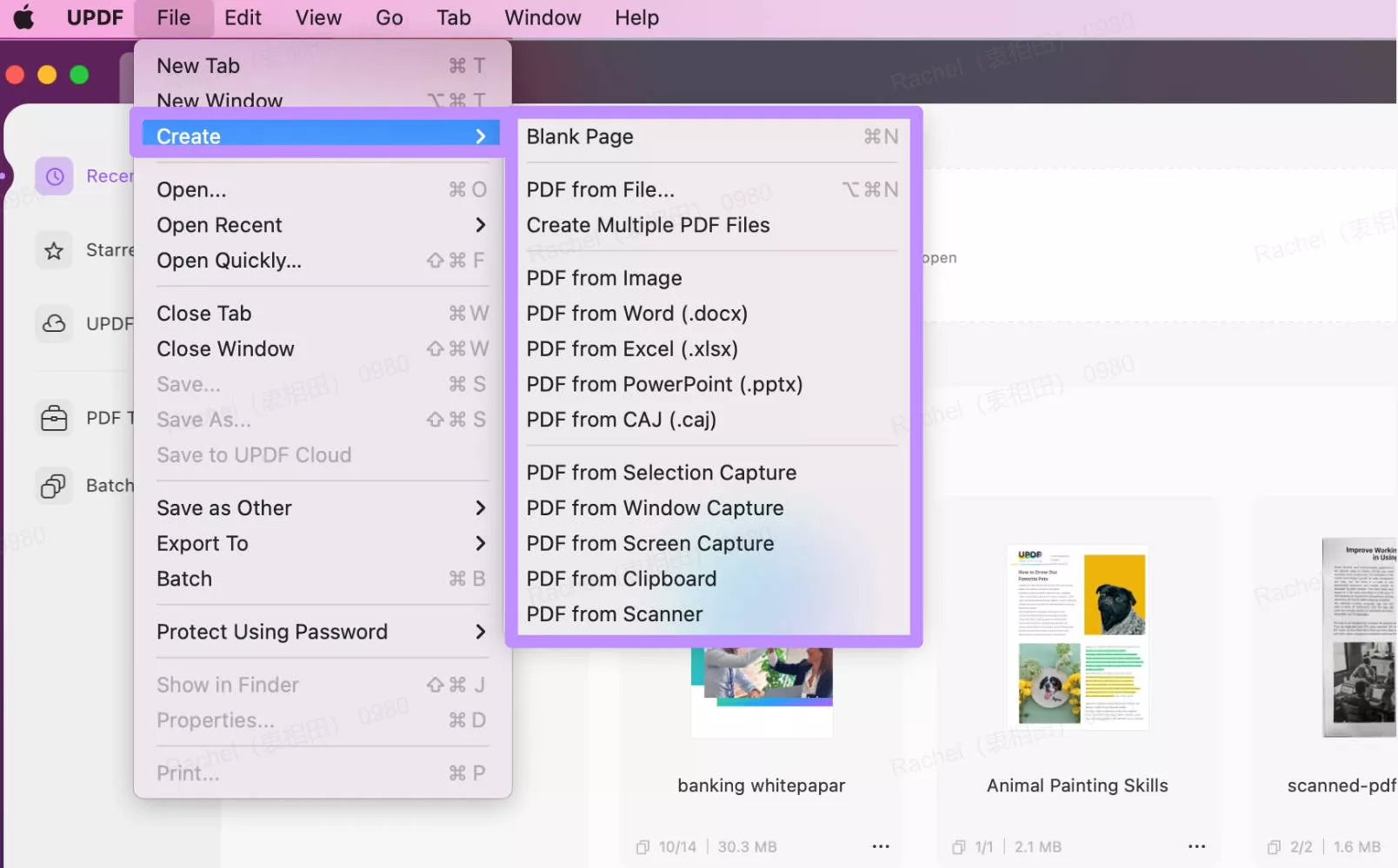 convert PNG to PDF on Mac