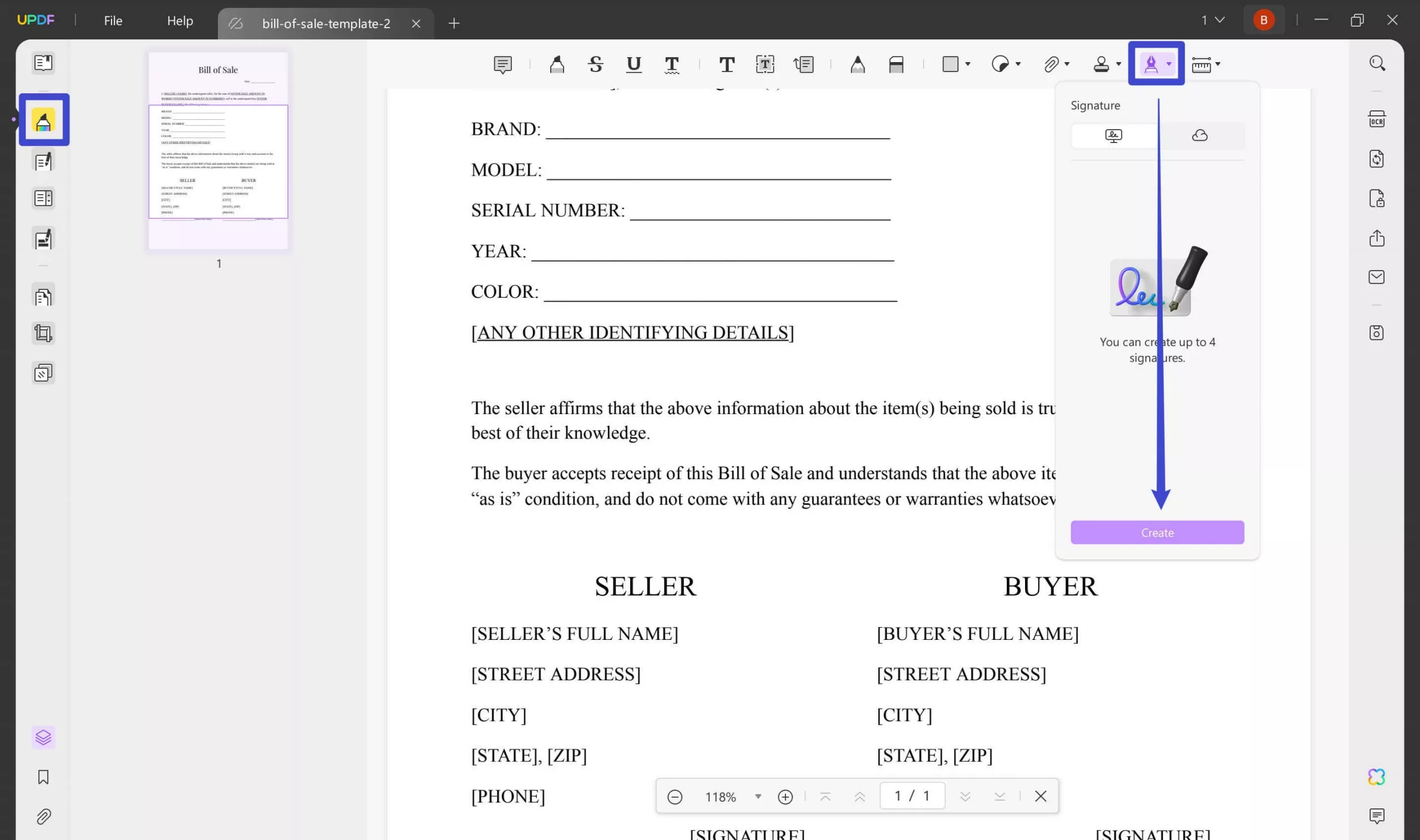 electronically sign PDF
