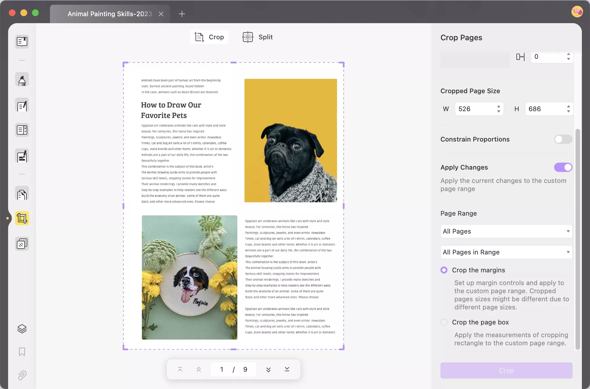 Cortar um Arquivo PDF