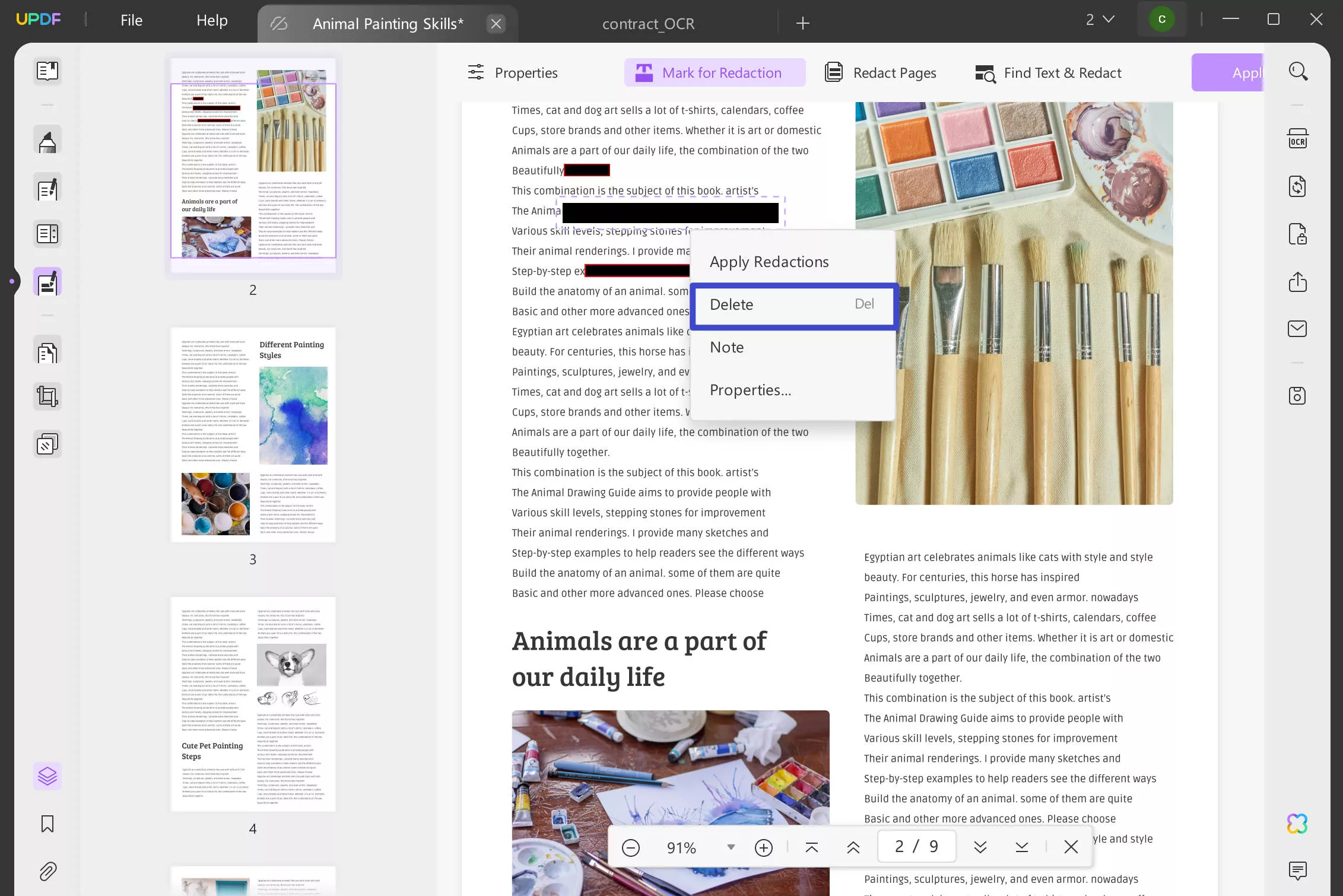 jak odstranit redakci z pdf ikona redakce