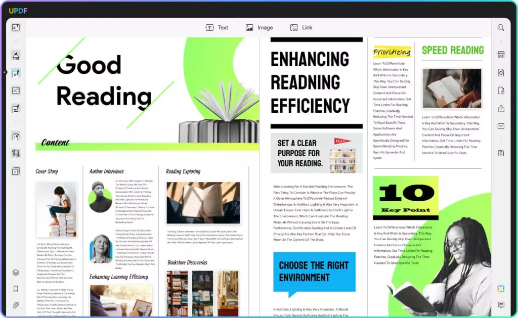 Lesen verbessern – UPDF win