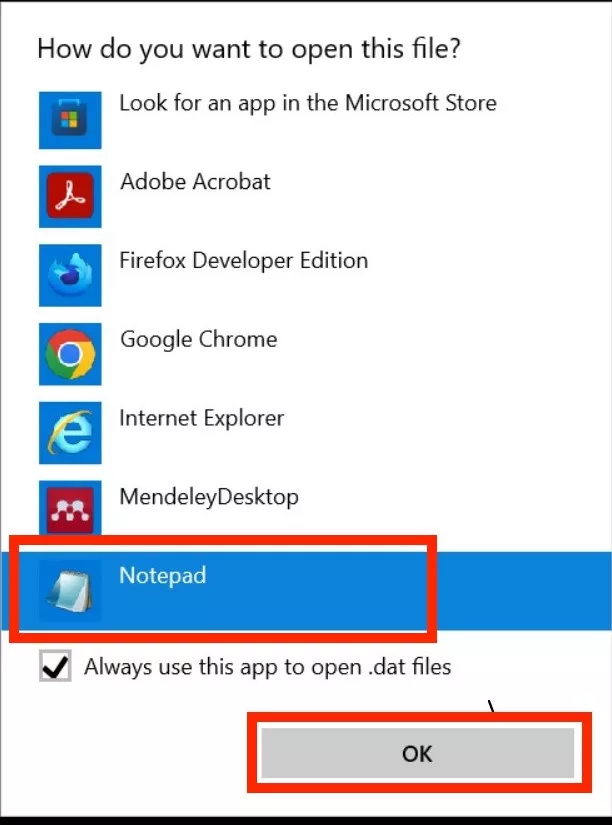 dat a pdf notepad