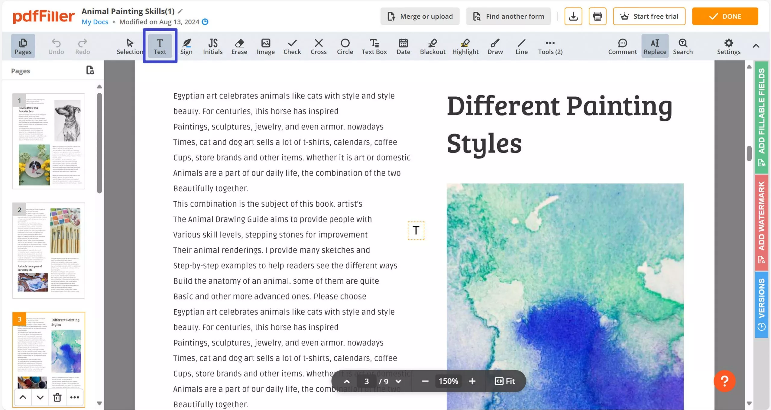 銀行明細書 pdffiller で編集