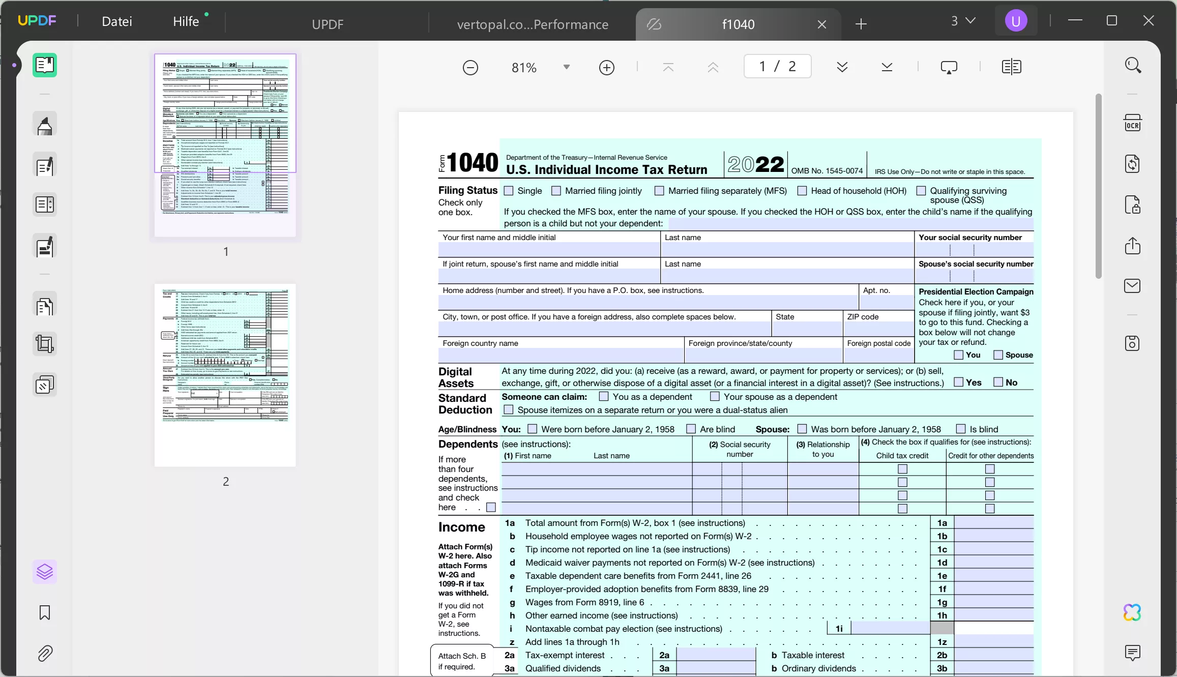 So füllen Sie ein PDF-Formular aus