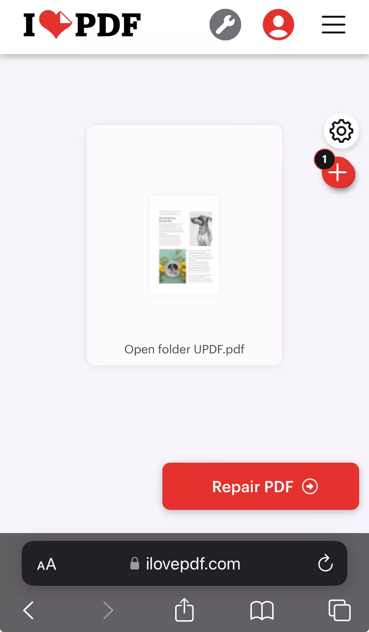 PDF 복구