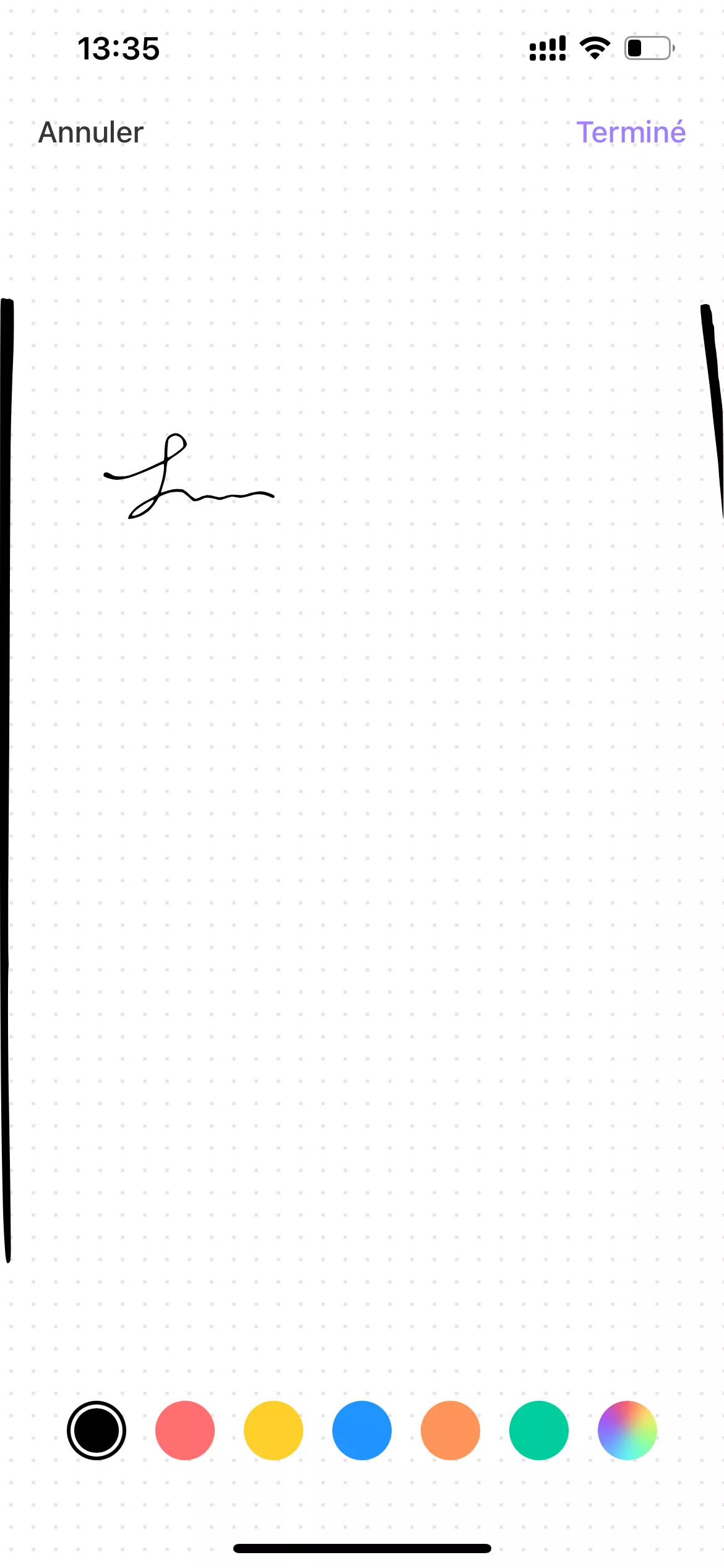 apporter des modifications à la signature lors de la numérisation en PDF avec UPDF pour iOS