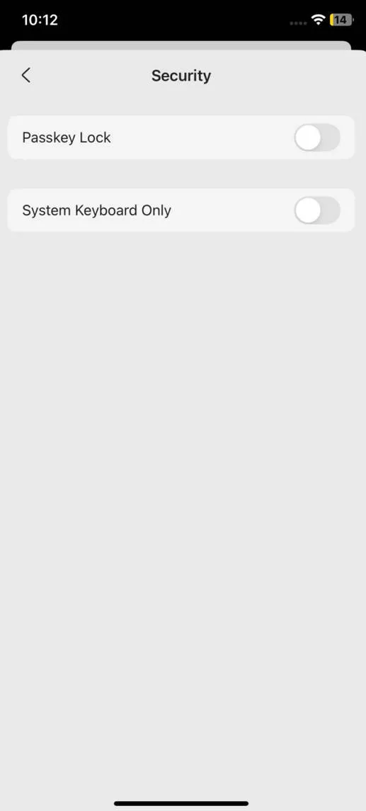 swtich on passkey lock and enter the password.