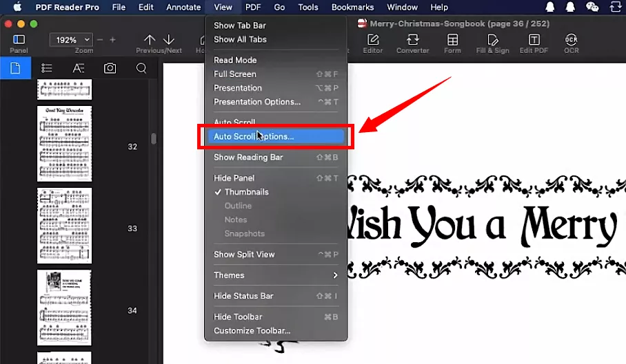 PDF 자동 스크롤 PDF reader pro
