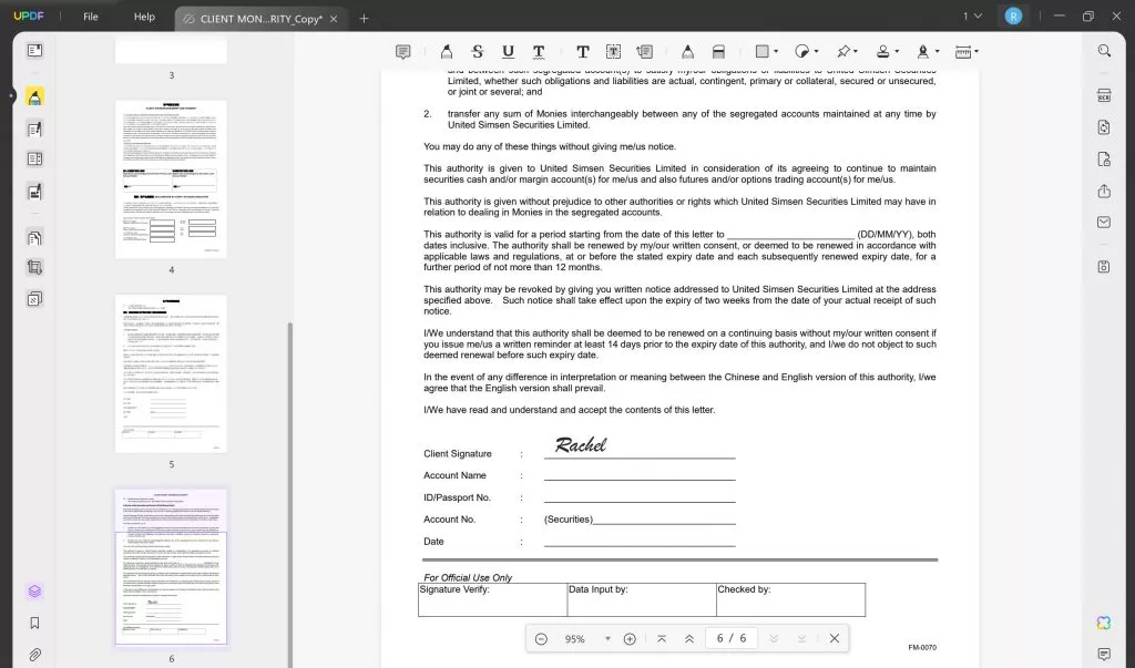PDF Belgesini UPDF'de Açın ve OCR Yapın