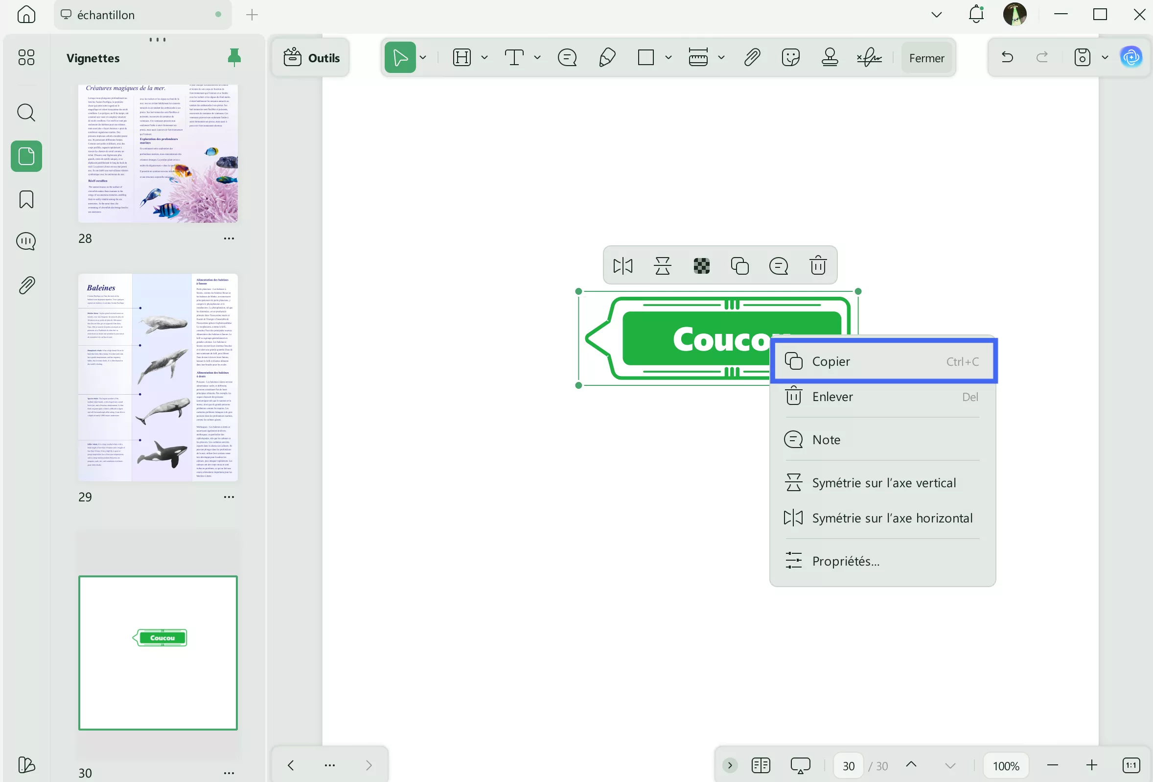 copier le tampon pour pdf copier le tampon sur un arrière-plan clair avec UPDF