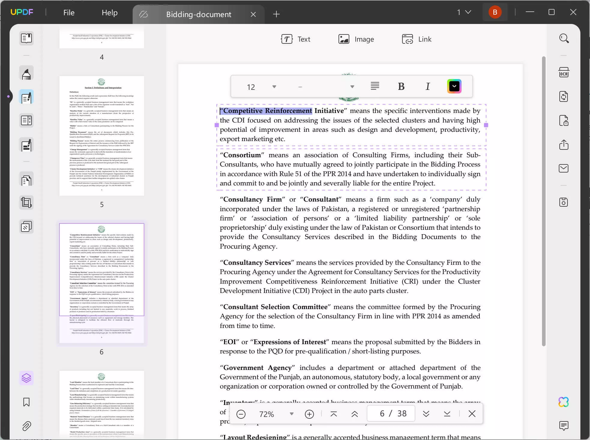 edit PDF text without Acrobat