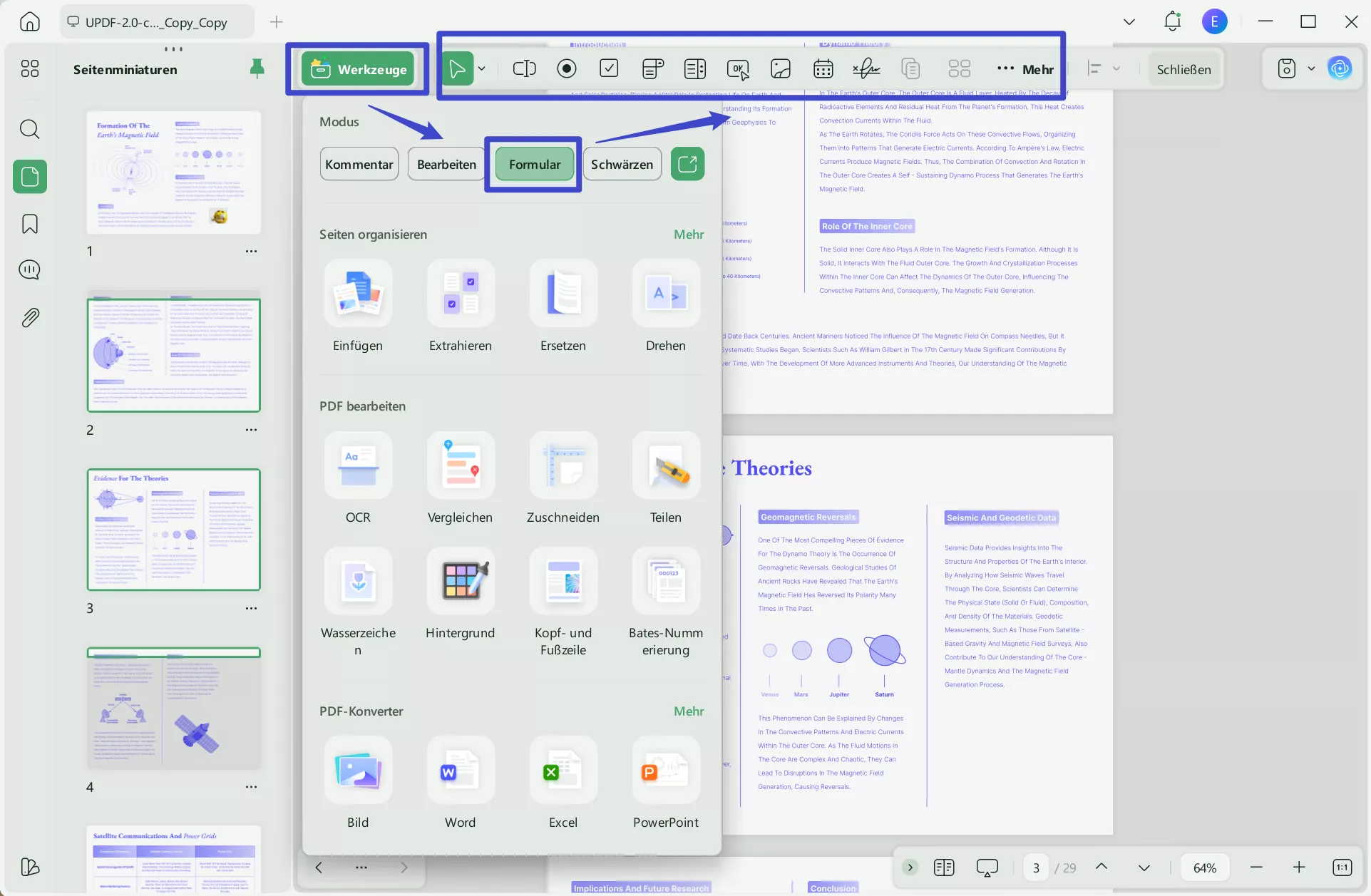 So bearbeiten Sie eine Dropdown-Liste in PDF/UPD